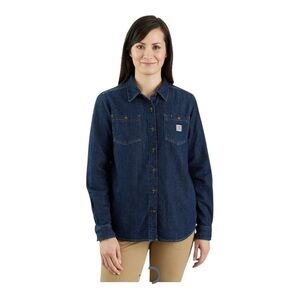 Carhartt Relaxed Fit Midweight Denim Overshirt NWT